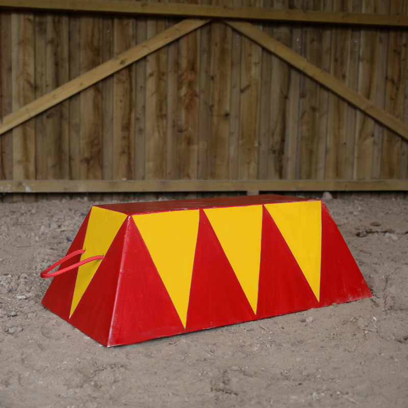 FOR SALE Red and Yellow Circus Stool  1