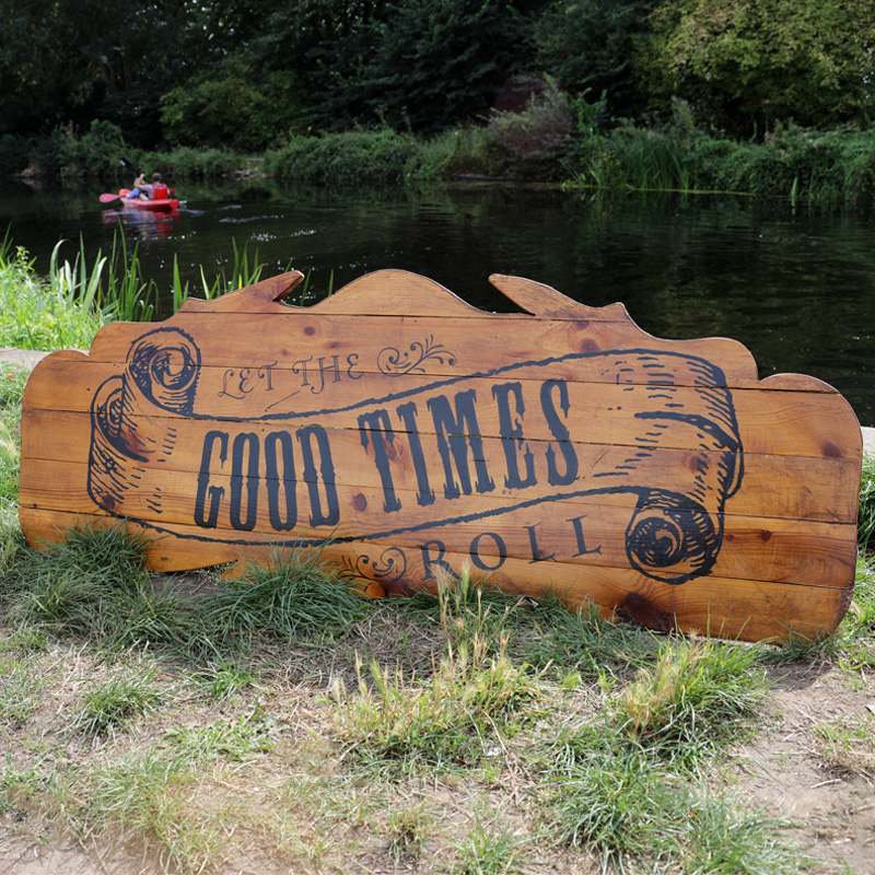 FOR SALE Let The Good Times Roll Sign 2